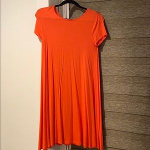 Old navy coral swing dress